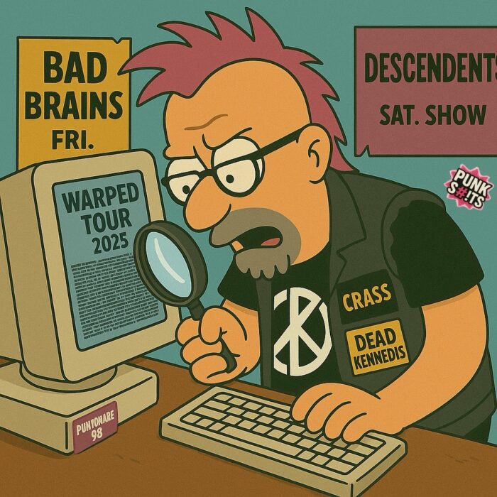 Back in my day, the bands were bigger … and so was the font