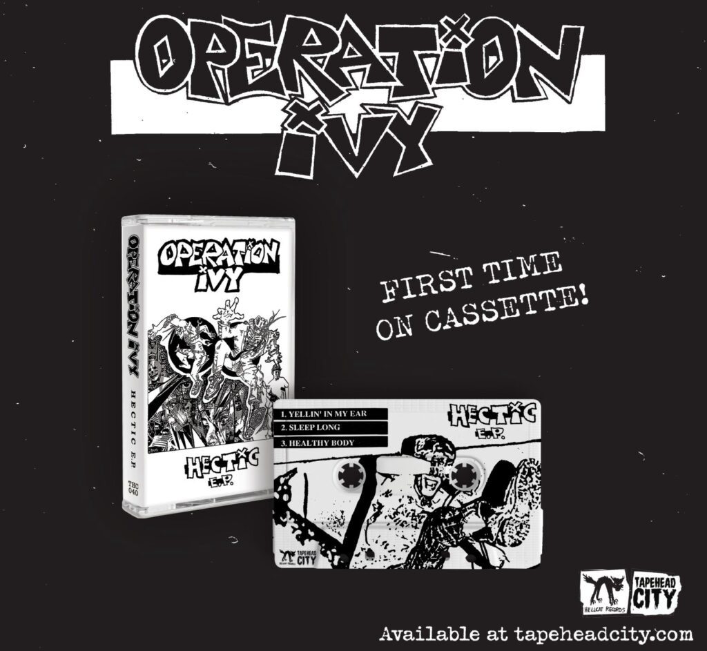 Operation Ivy’s 1988 debut EP soon available on a limited UV-printed cassette