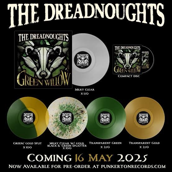 The Dreadnoughts Reissue Green Willow on Limited Colored Vinyl
