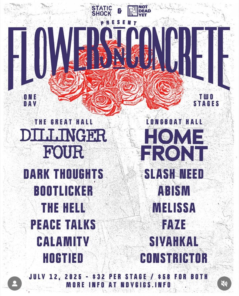 Dillinger Four and Home Front to Headline Toronto’s Inaugural Flowers in Concrete Punk Weekender